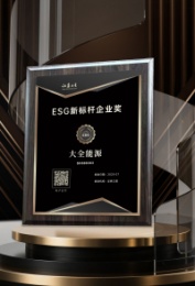 豪门国际官网能源荣获证券之星“ESG新标杆企业奖”